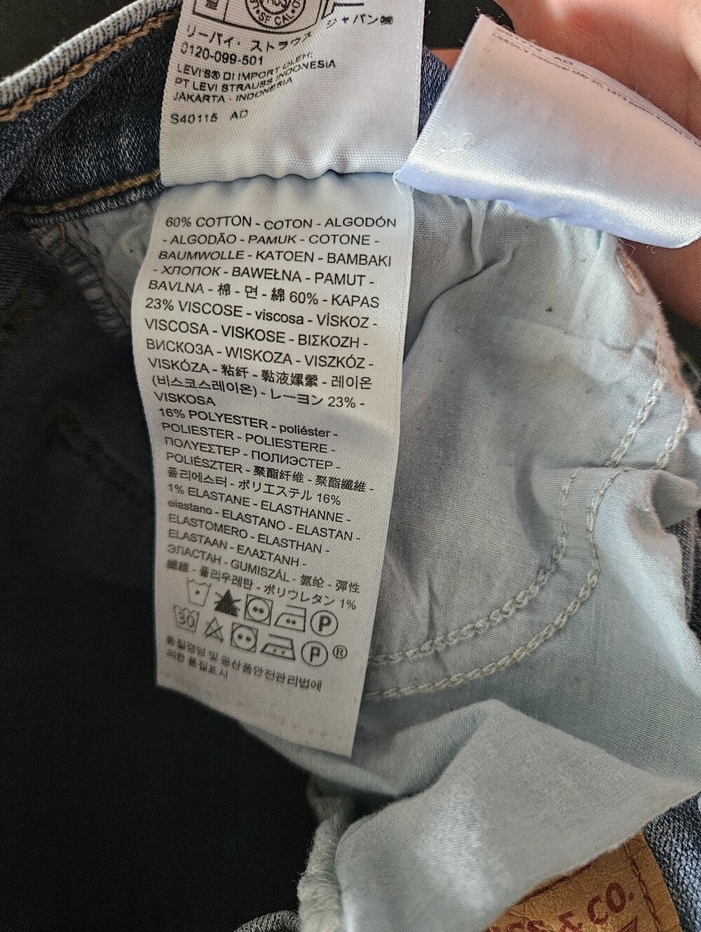 Levi's 505 Straight Size 4 Jeans - Picture 5 of 9